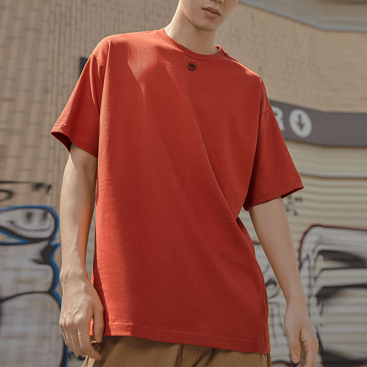 Li-Ning Loose Short Sleeve Couple Style AHSQ007-4