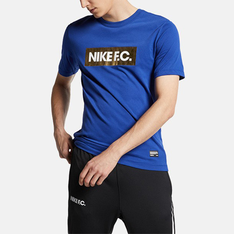Nike FC T-Shirt 'Blue' BQ8118-495