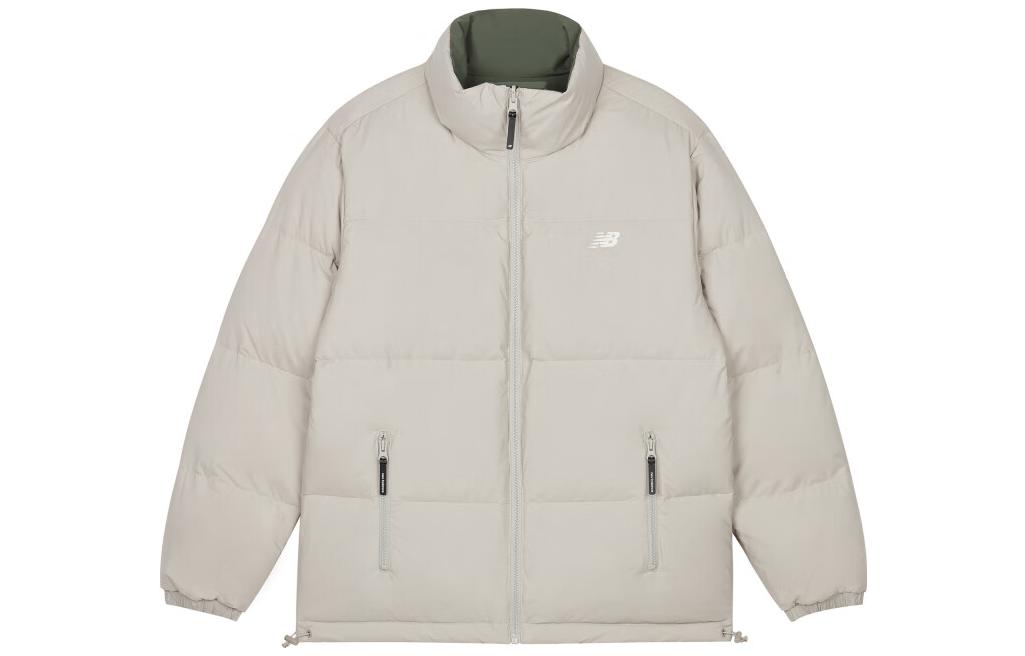 New Balance Waterproof Warm Jacket Asia Sizing 'Green Grey' AMJ34333-DON