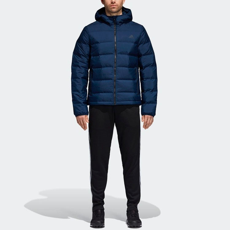 adidas protection against cold Stay Warm hooded down Jacket Navy Blue CZ2311