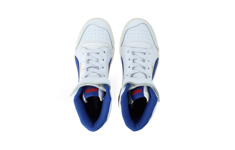 (PS) PUMA Ralph Sampson Mid V Ps Sneakers White/Blue/Red 370927-02