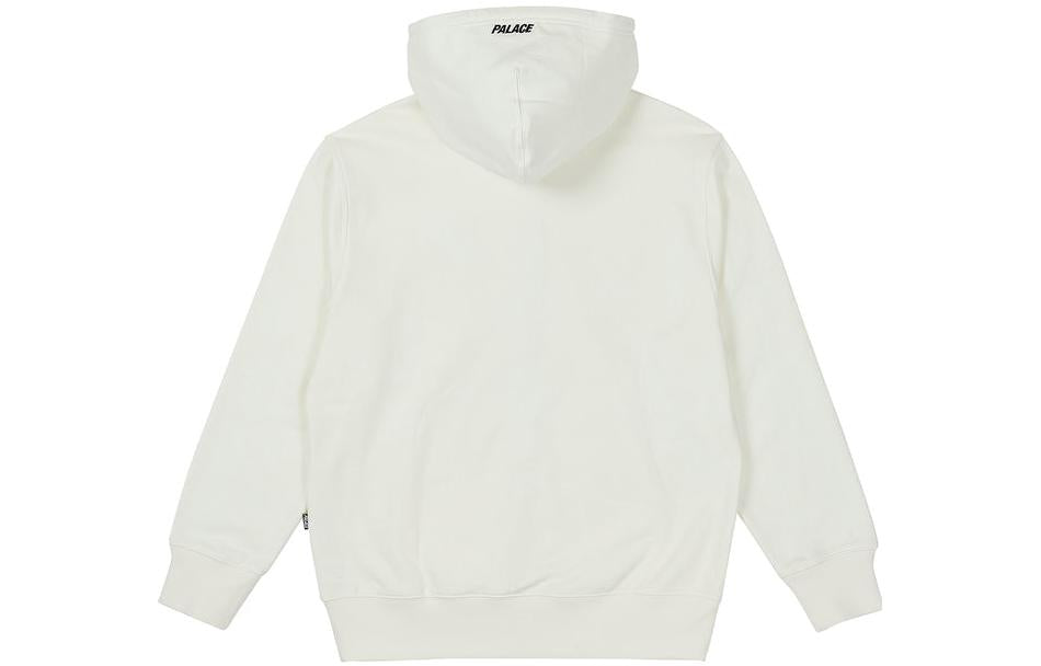 Palace Felt P Zip Hood 'White' P24CS115