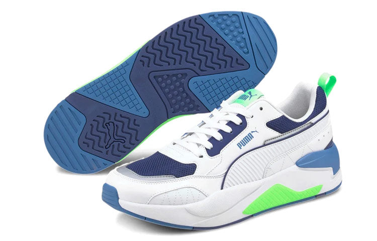 PUMA X-Ray 2 Square 'White Electric Green Blue' 373108-14