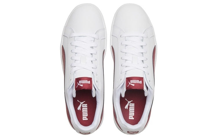 PUMA Smash Leather 'White Tibetan Red' 356722-23
