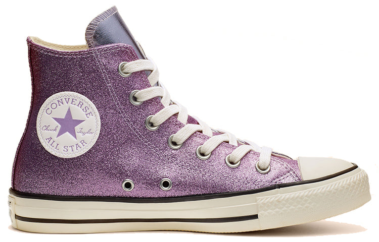 (WMNS) Converse Chuck Taylor All Star Shiny Metal High Top Purple 564852C