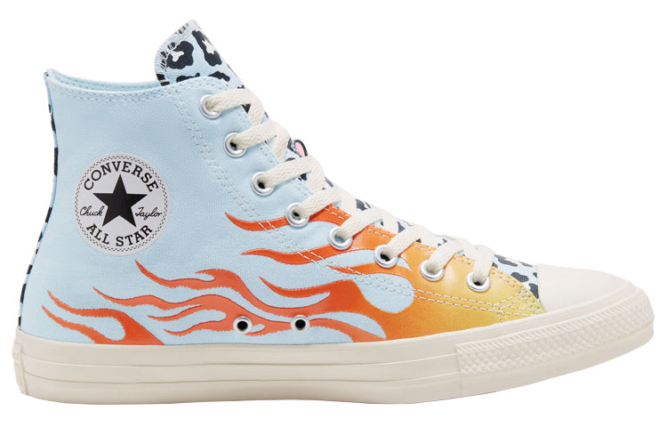 Converse Chuck Taylor All Star High 'Twisted Archive Print - Flame' 167927C
