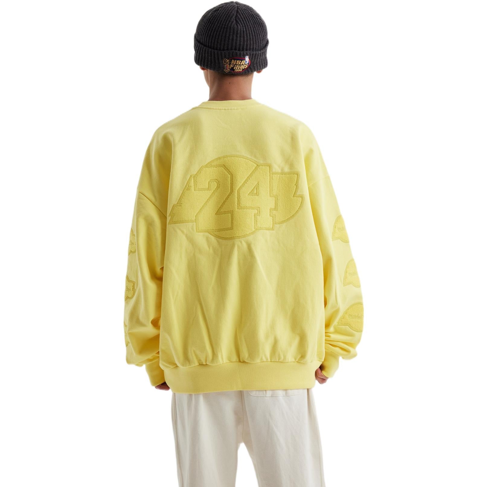 Mitchell & Ness x NBA Los Angels Lakers 24 Sweatshirt 'Yellow' MNJYFWF22002-YELLOW