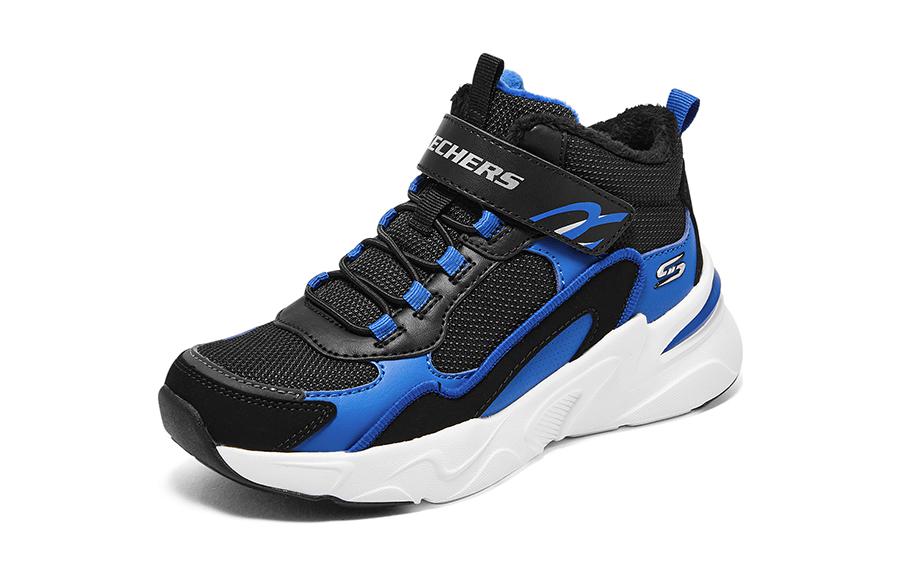(GS) Skechers Bobs Bamina 'Blue Black' 405222L-BKRY