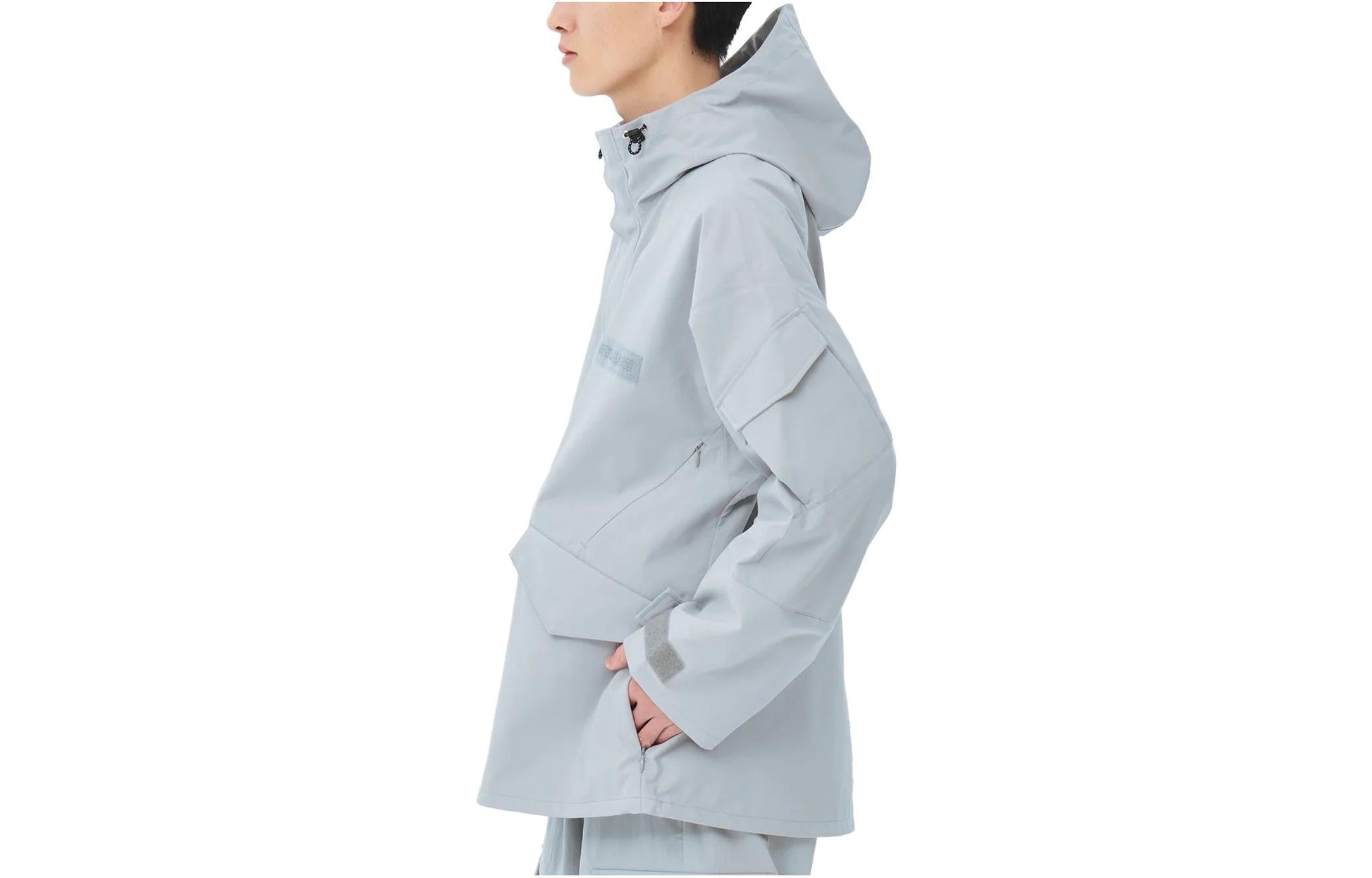 New Balance MET24 Military Shell Parka Asia Sizing 'Aluminum Grey' AMJ35002-ALE