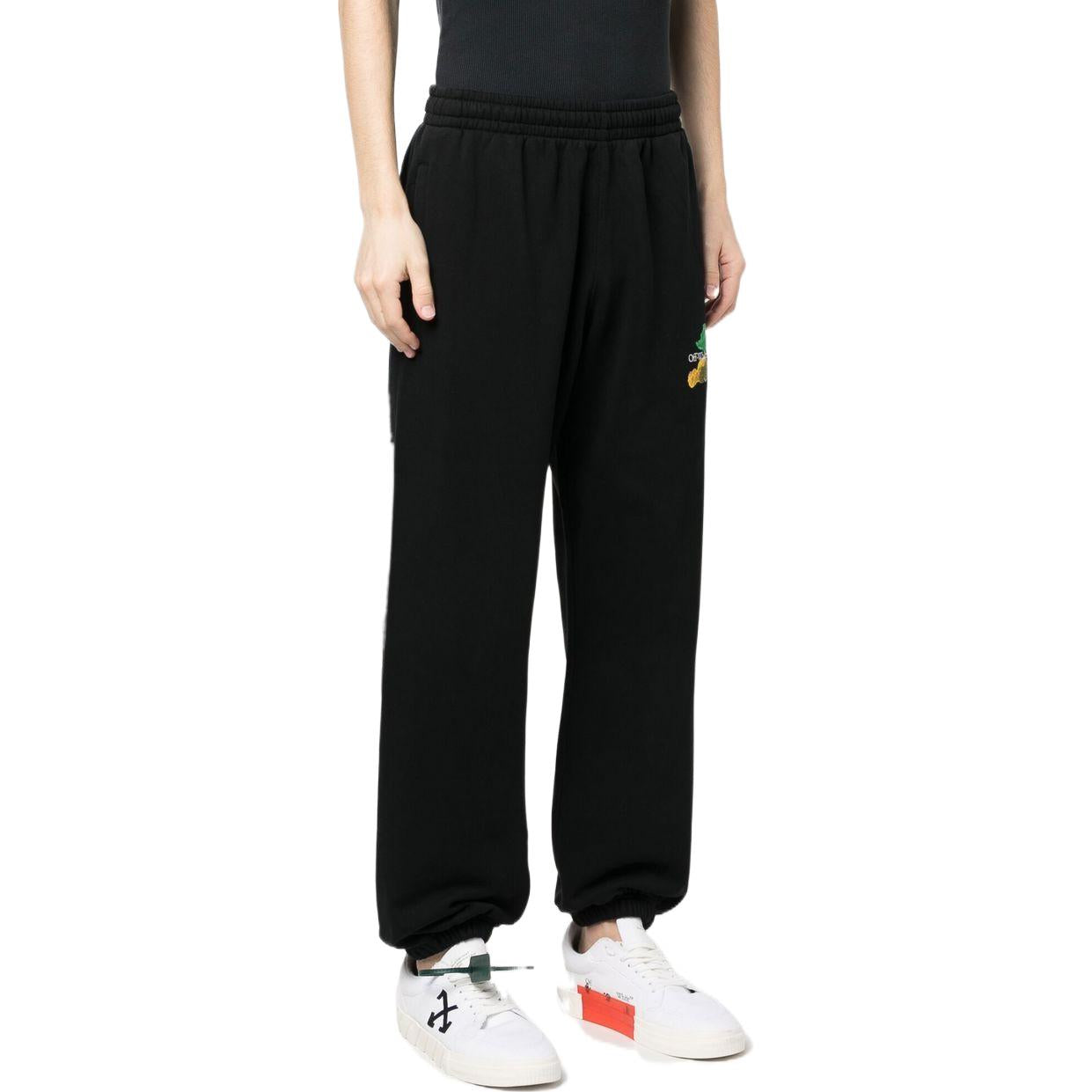 Off-White Brush Arrow Track Pants 'Black' OMCH029S23FLE0021084