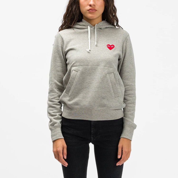 (WMNS) COMME des GARCONS PLAY Hoodie 'Grey' AZ-T169-051-1