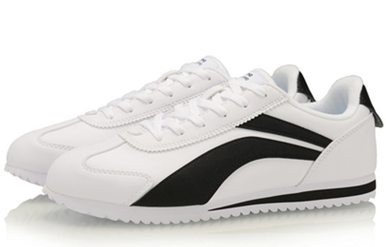(WMNS) Li-Ning Classic Leisure Low 'White Black' AGCQ004-2