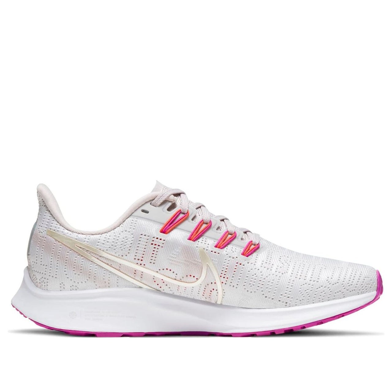 (WMNS) Nike Air Zoom Pegasus 36 Premium 'Vast Grey Fire Pink' BQ5403-004