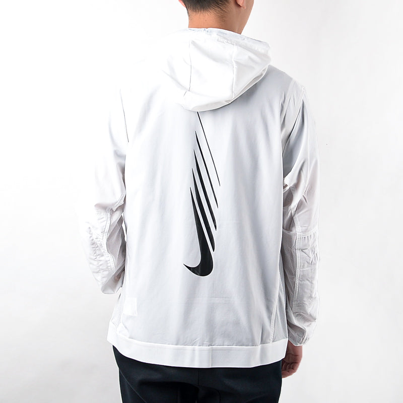 Nike Sport Clash Cardigan Sports Training Hooded Jacket White CZ1491-100