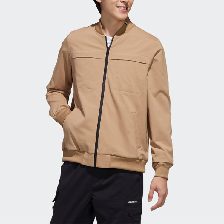 Men's adidas neo UTLY JKT Jacket Yellow FT0522