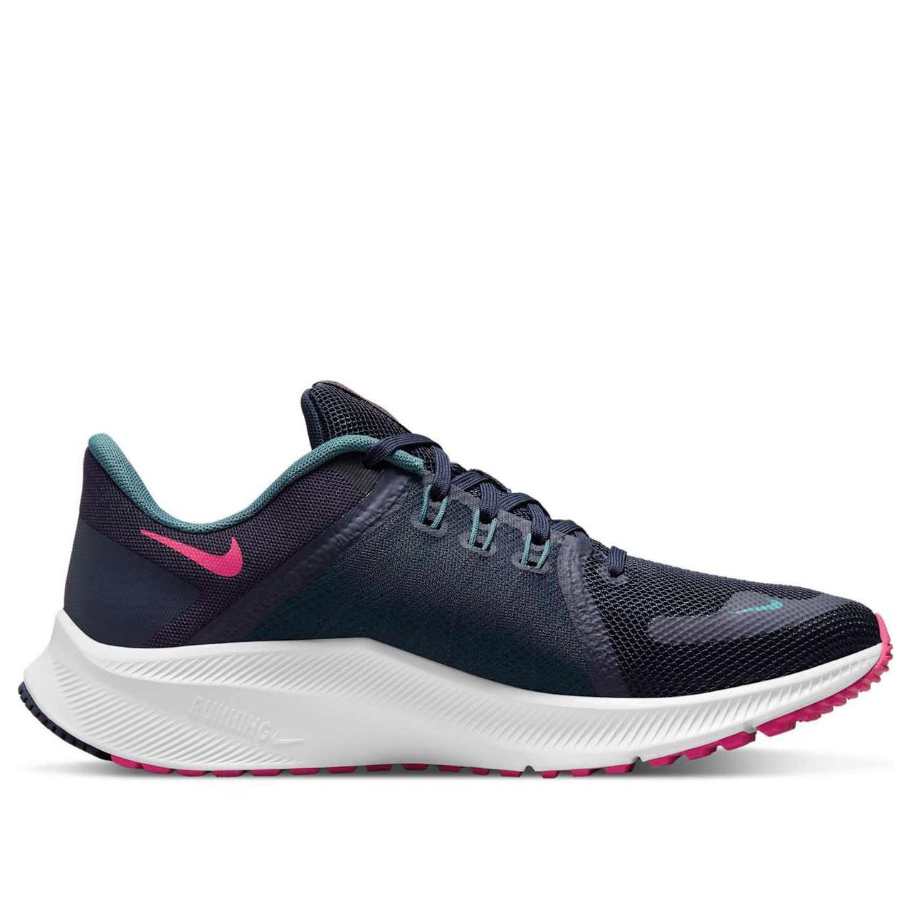 (WMNS) Nike Quest 4 'Blackened Blue Rush Pink' DA1106-401