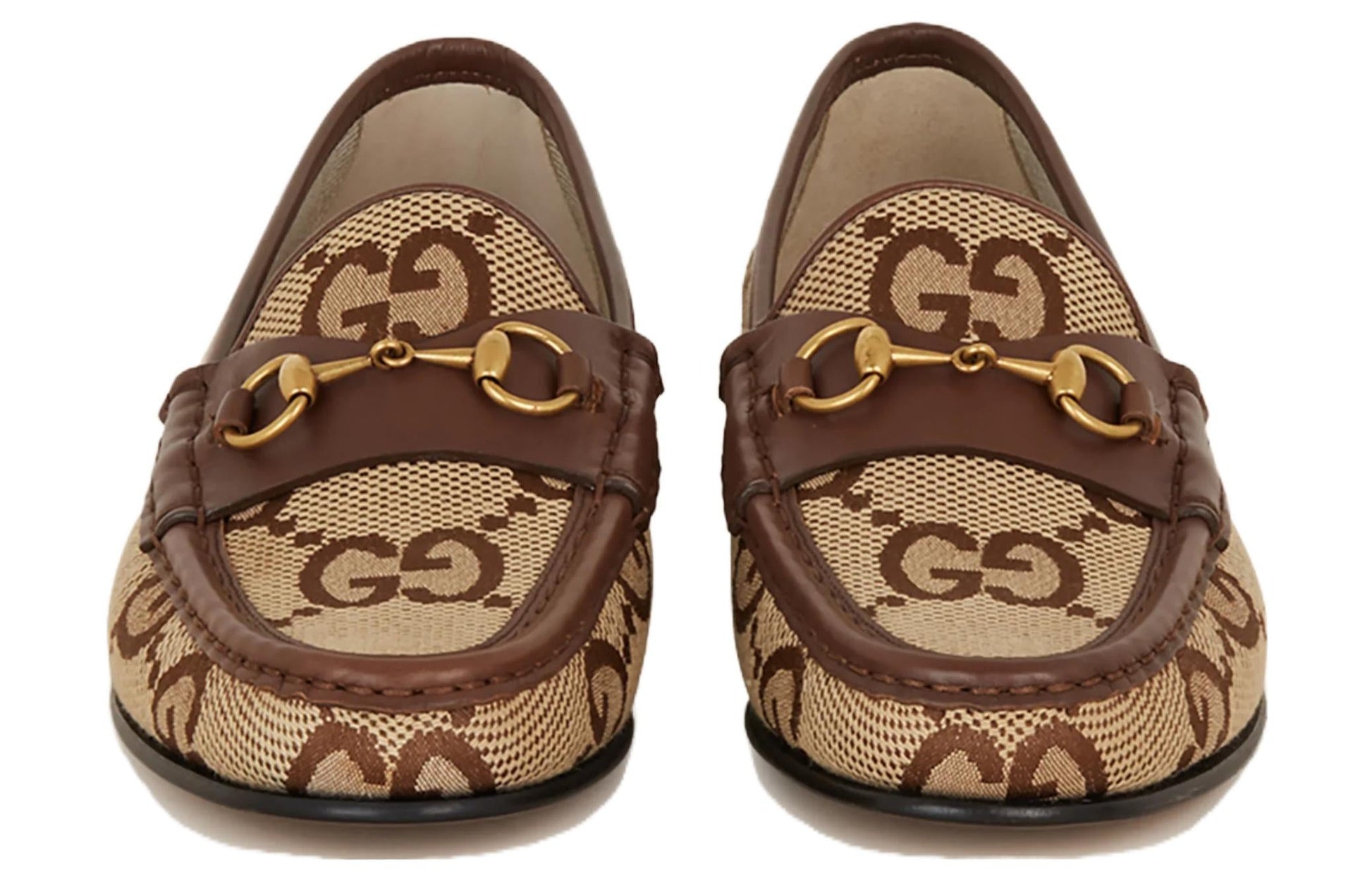 (WMNS) Gucci 1953 loafer with Horsebit 'Camel Ebony' 727581-FABB5-2559