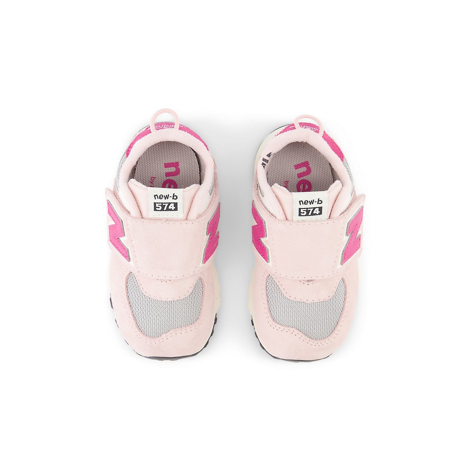(TD) New Balance 574 NEW-B Hook & Loop 'Crystal Pink Party Pink' NW574KGG