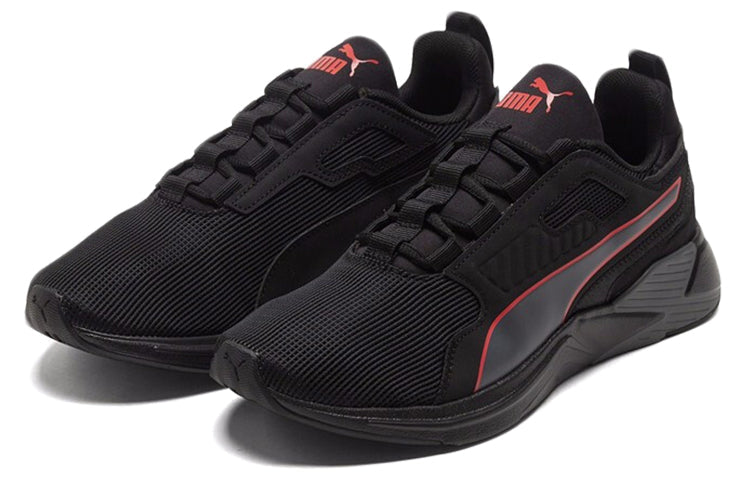 PUMA Disperse Xt Low Top Running Shoes Black/Grey/Red 193728-12