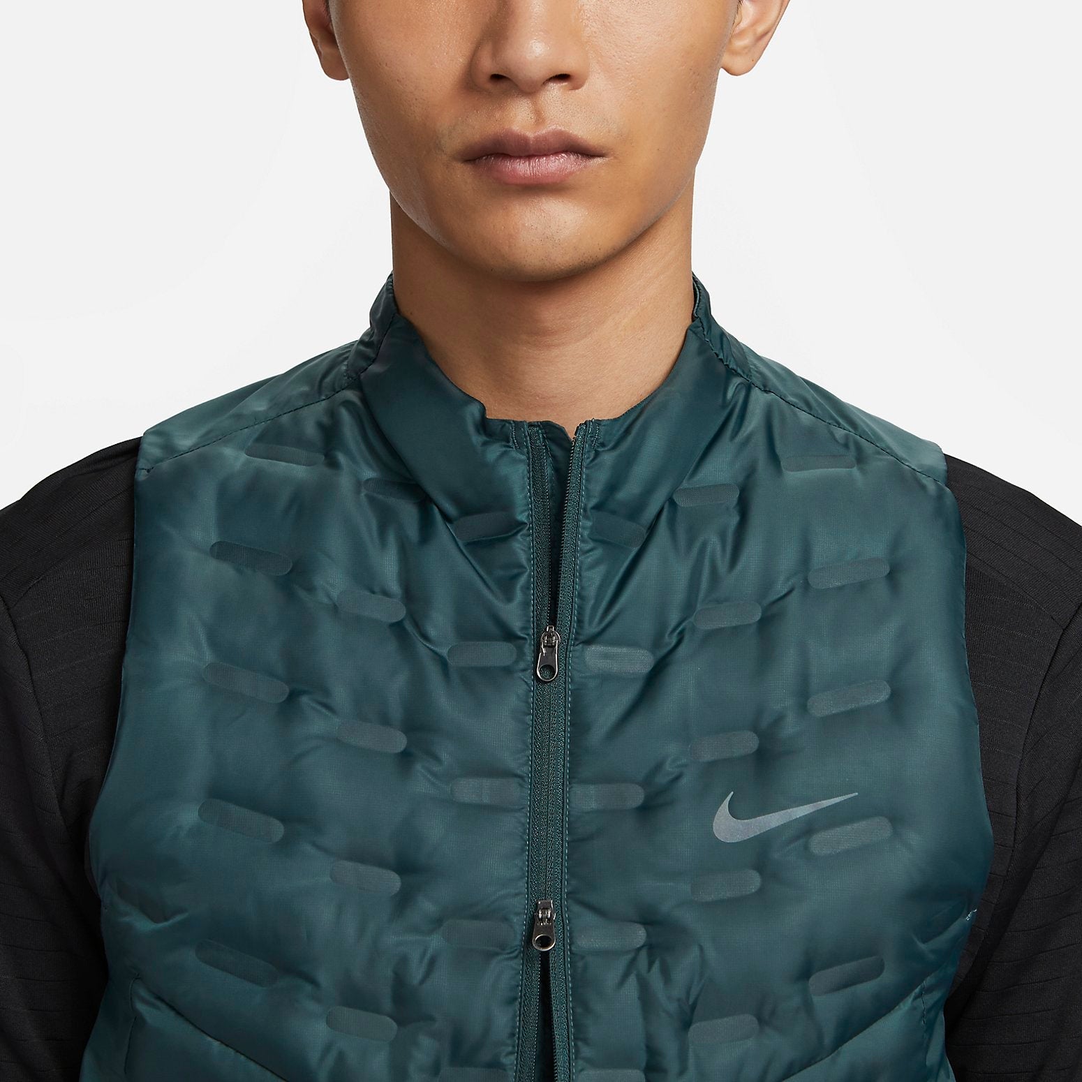 Nike Therma-FIT ADV Repel Down Running Vest Asia Sizing 'Dark Green' FB7543-328