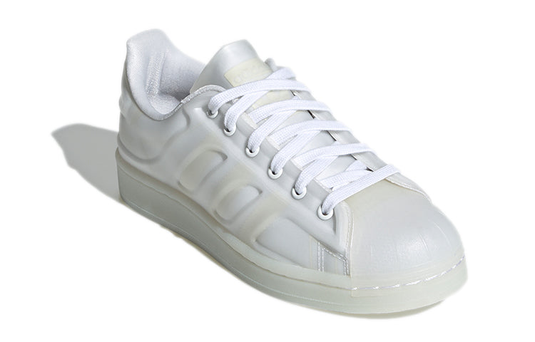 (GS) adidas originals Superstar Futureshell J 'All White' H00834