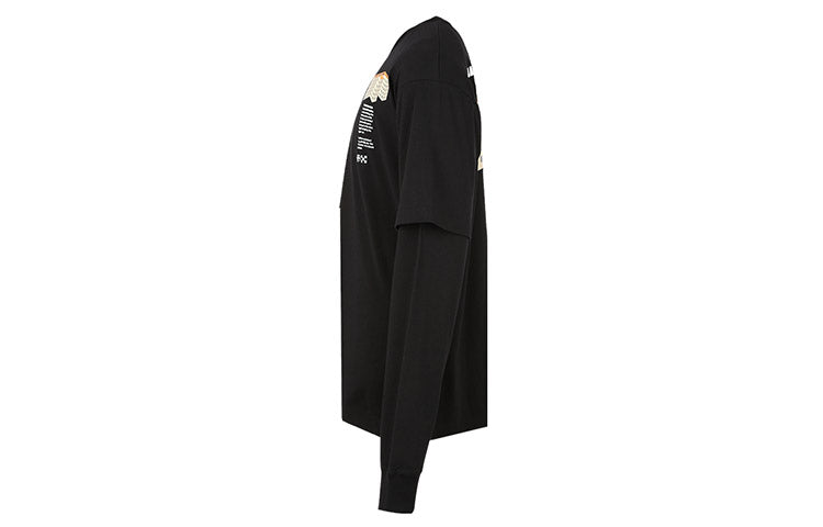 Off-White Chest Micro Mark Long Sleeves Black OMAB022R201850071088