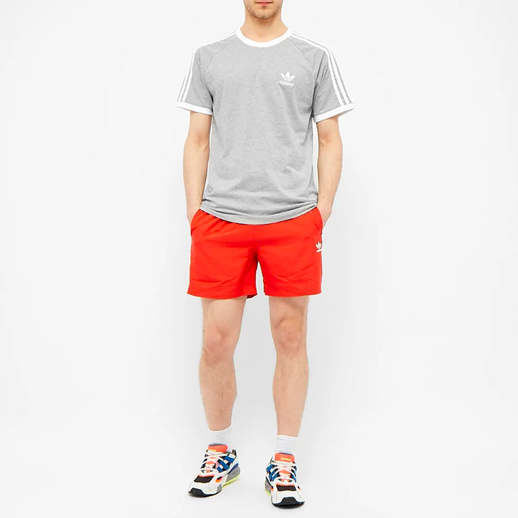 Men's adidas originals Short Sleeve Gray T-Shirt FM3769