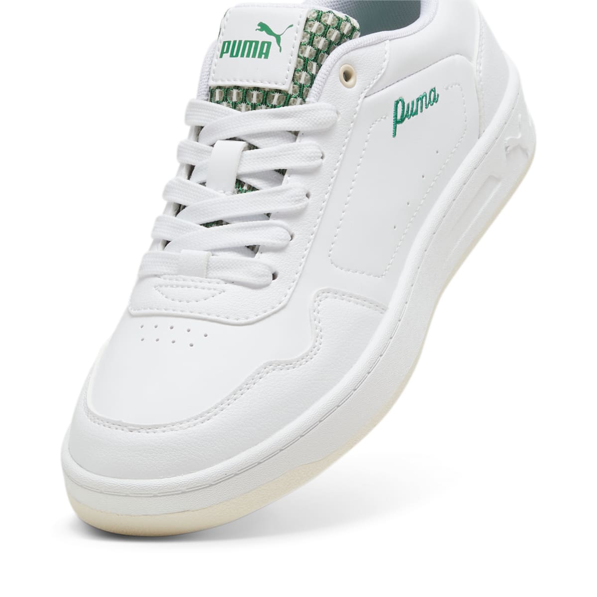(WMNS) PUMA Court Classy Blossom 'White Archive Green' 395092-01