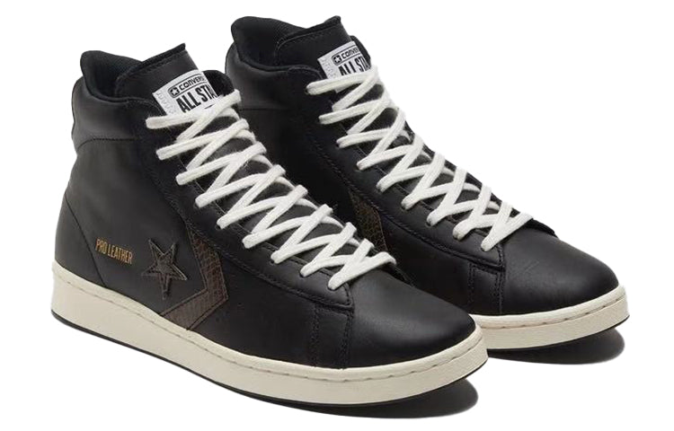Converse Snake Print Pro Leather 'Black Creamwhite' 170496C