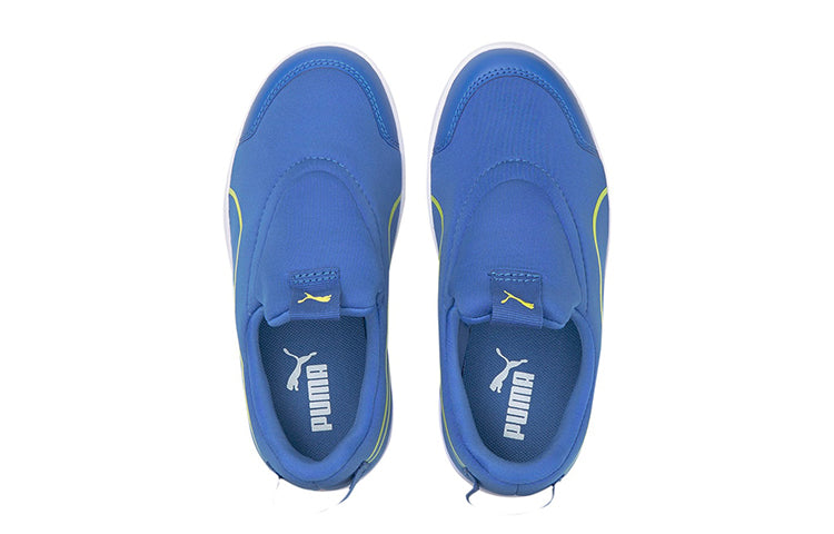 PUMA Courtflex V2 Slip On Kids' Blue 374858-02