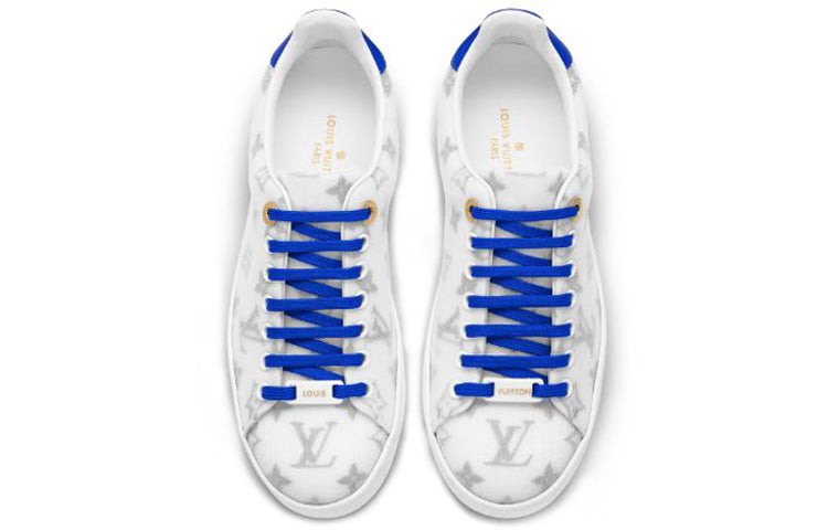 (WMNS) LOUIS VUITTON LV Frontrow Sports Shoes 'Blue White Monogram' 1A641J