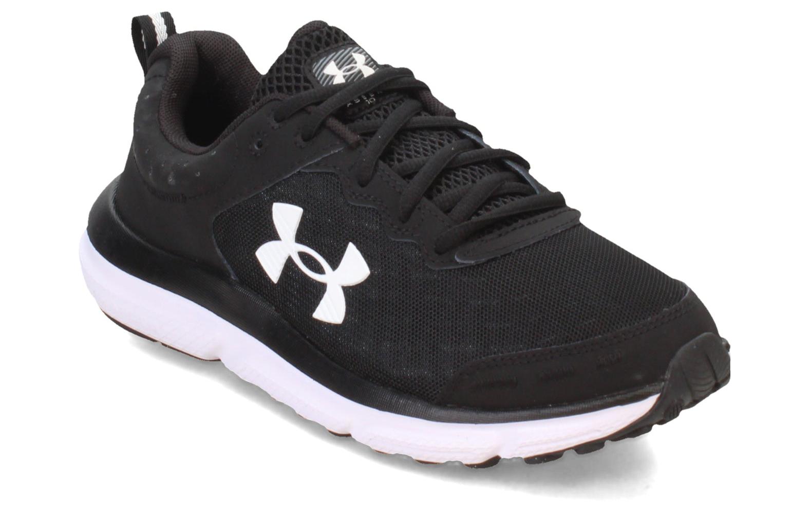 (WMNS) Under Armour Assert 9 Running Shoes 'Black White' 3026180-001