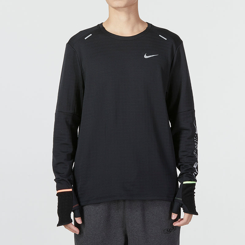 Nike M Nk TF Turf Rpl Elmnt Crew Tip Tee 'Black White' FB1829-010