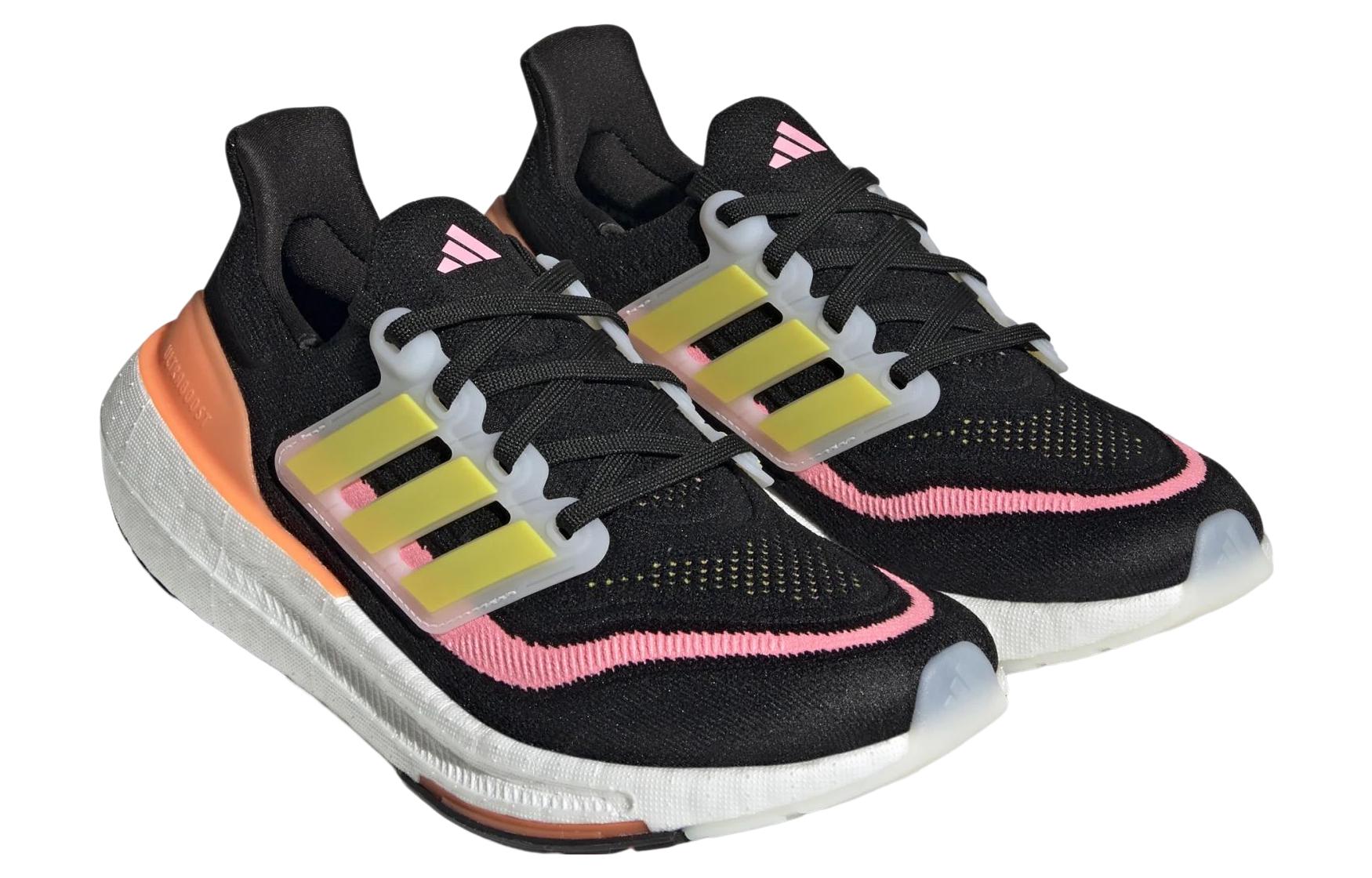 (WMNS) adidas Ultraboost Light 'Black Yellow Orange' HQ6346