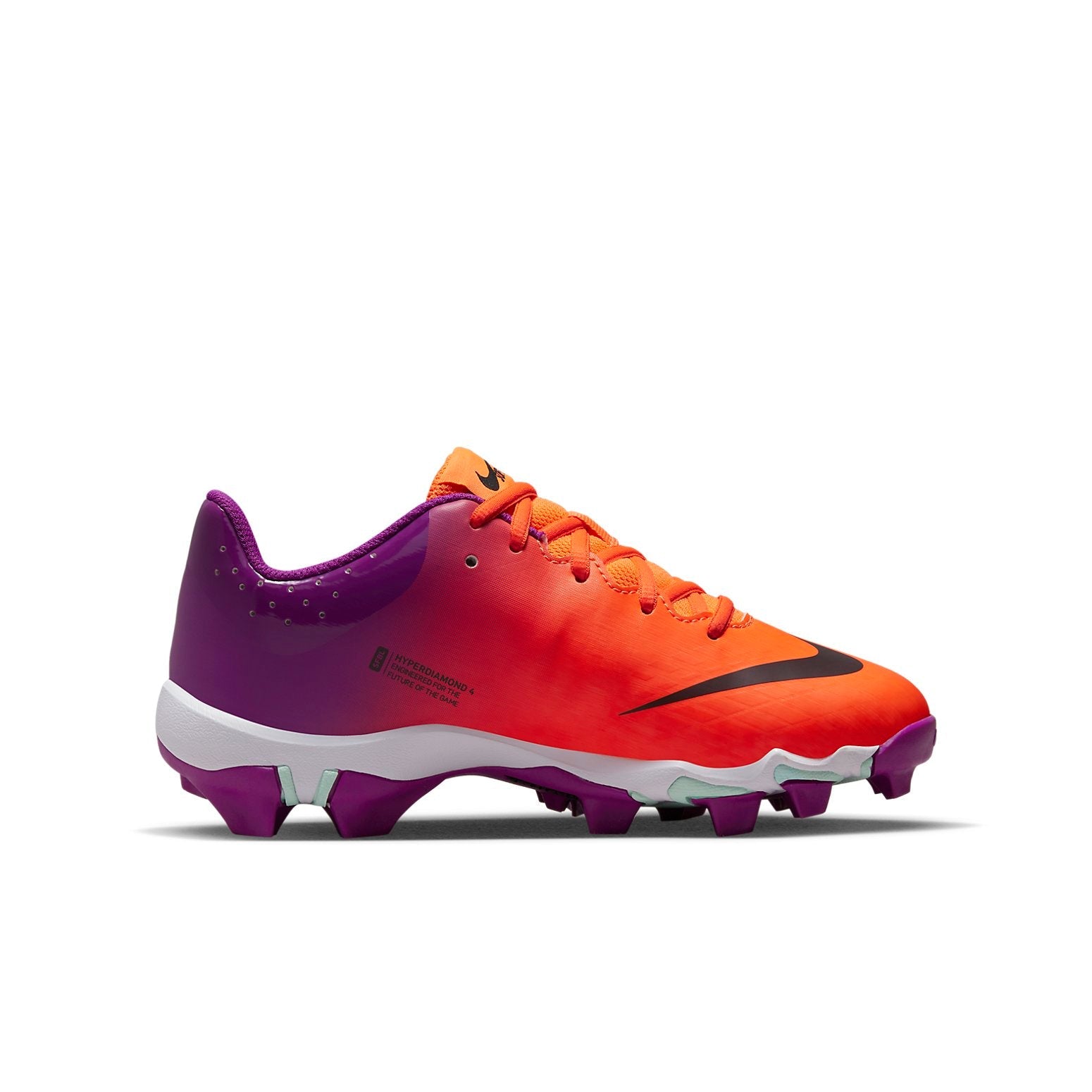 (GS) Nike Hyperdiamond 4 Keystone GG 'Total Orange Vivid Purple' CZ5919-805