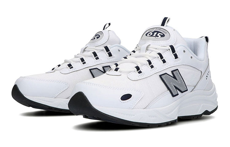 New Balance ML615 White D Wide ML615NRT