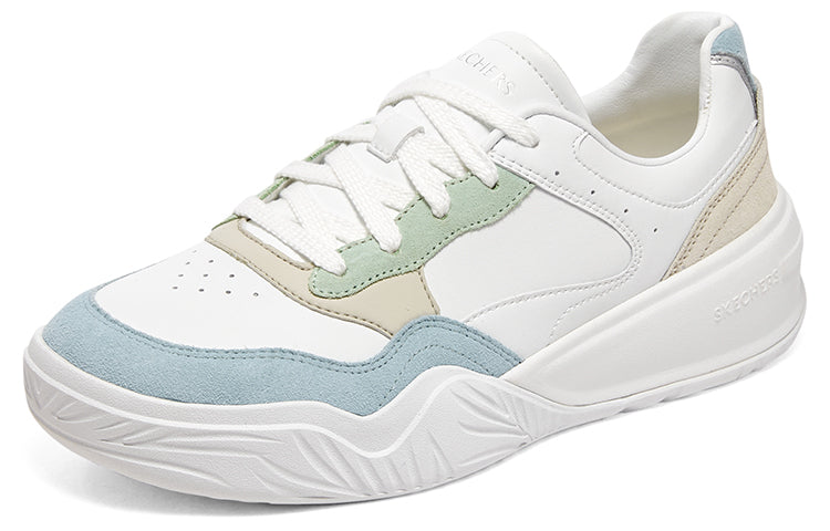 (WMNS) Skechers Denali Shoes 'White Blue' 185022-WMLT