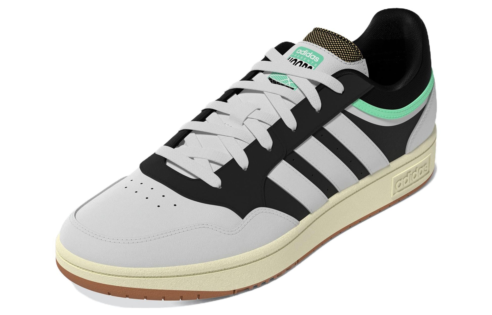 adidas Hoops 3.0 Low 'Classic Vintage 'Black Grey Mint'  Hoops 3.0 Low 'Classic Vintage IG2814