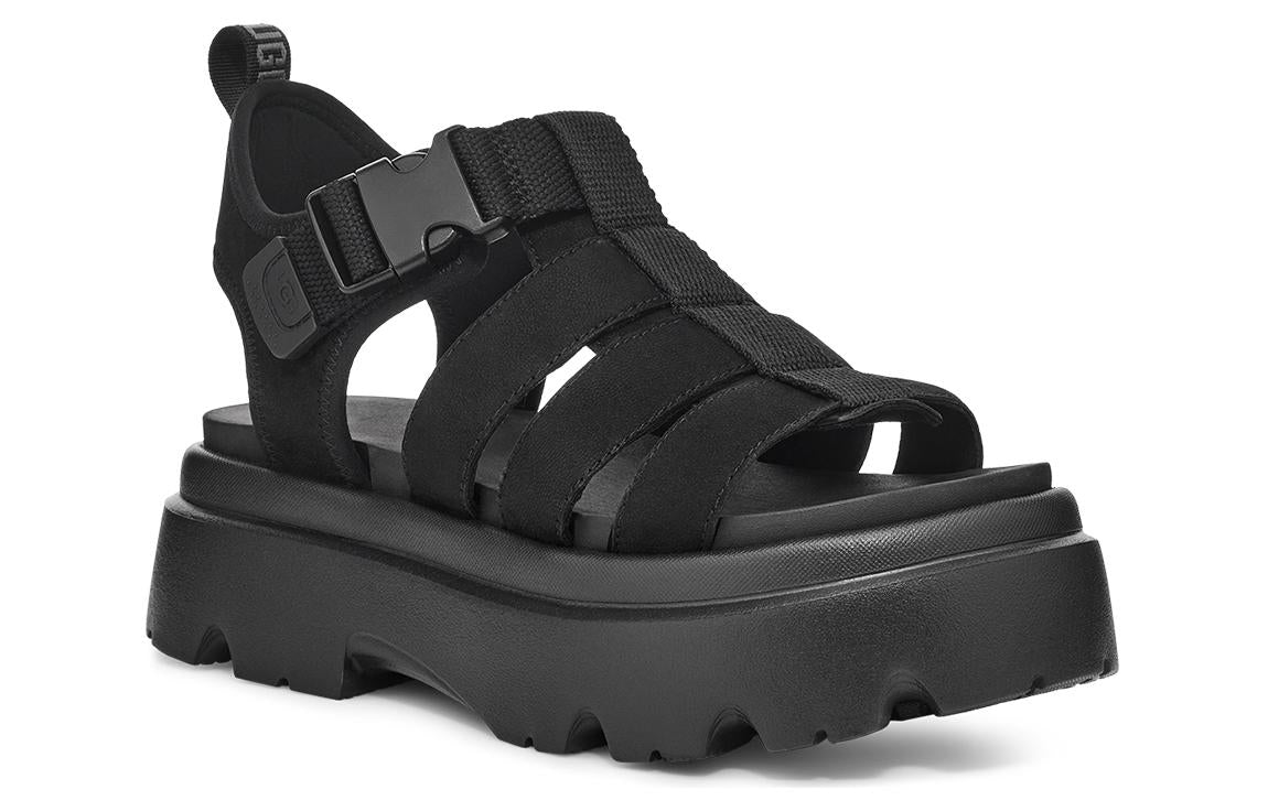 (WMNS) UGG Cora Sandal 'Black' 1152698-BLK