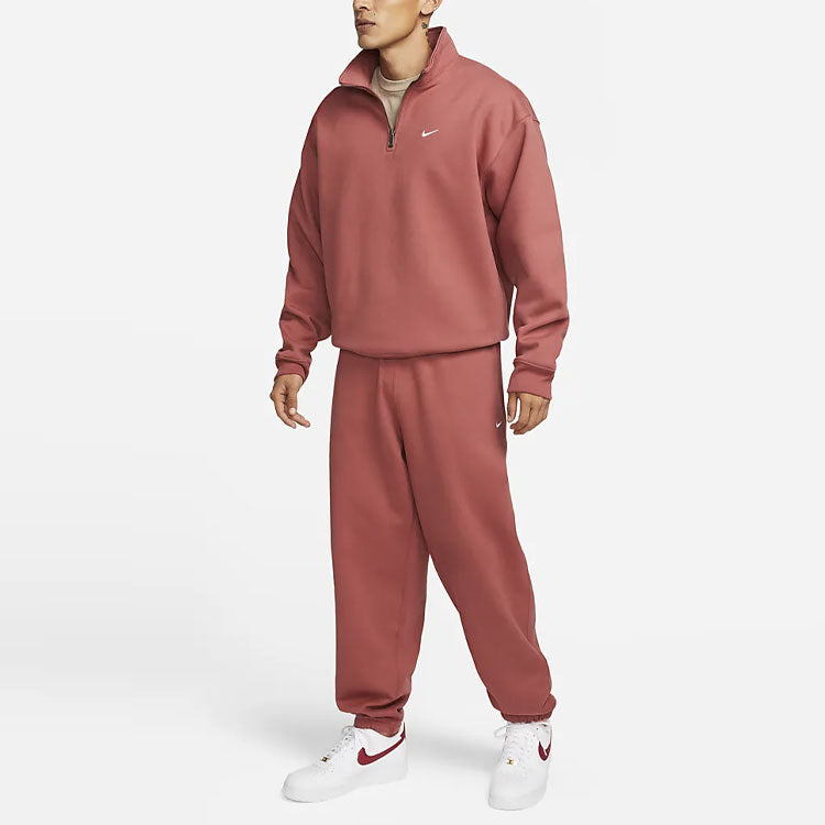 Nike Solo Swoosh Sweatpants 'Canyon Rust White' CW5460-691