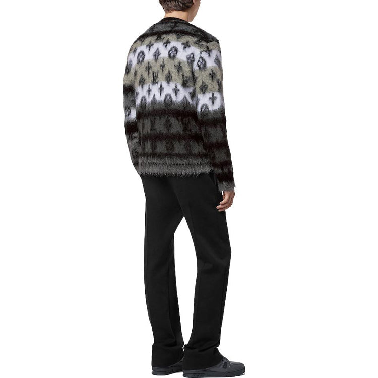 LOUIS VUITTON Monogram Mohair Cardigan 'Multi-Color' 1AF342