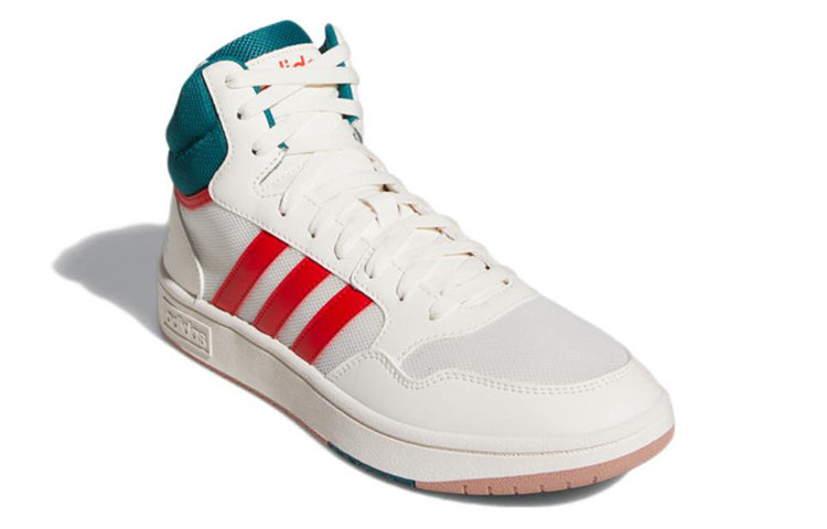 adidas Hoops 3.0 Mid 'White Vivid Red' GZ3811