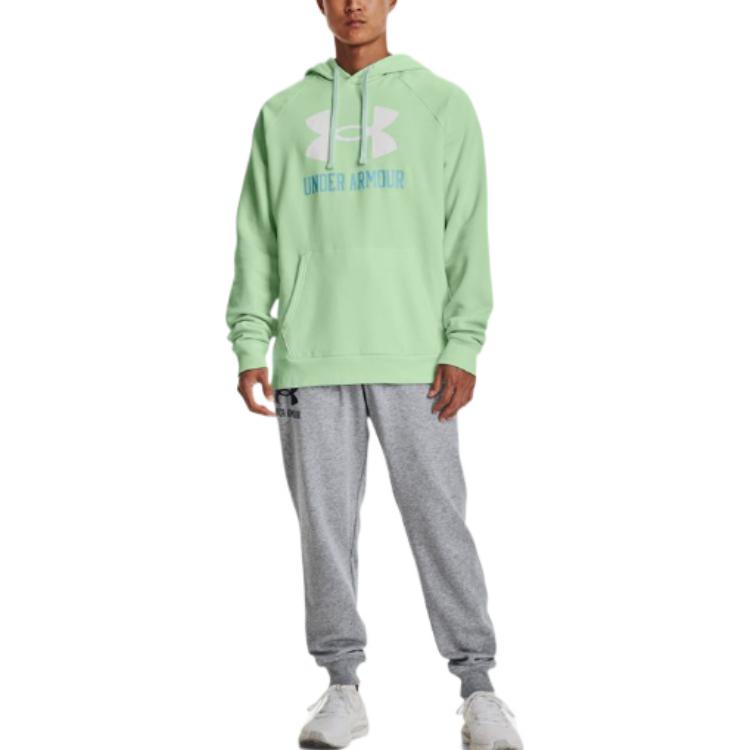 Under Armour Rival Graphic Fleece Pants 'Grey' 1373411-035