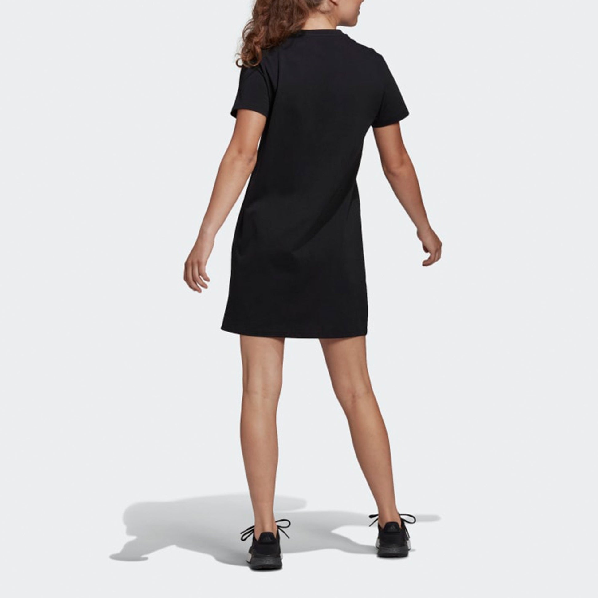 (WMNS) adidas Essentials Logo Dress Asia Sizing 'Black White' GM5588