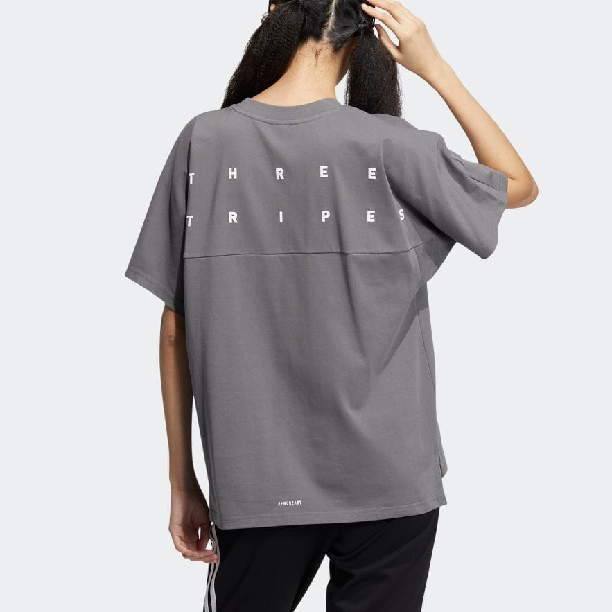 (WMNS) adidas Word T-Shirt Asia Sizing 'White' IA5250