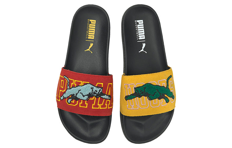 PUMA Leadcat Ftr Slippers Black/Yellow/Red 382734-01