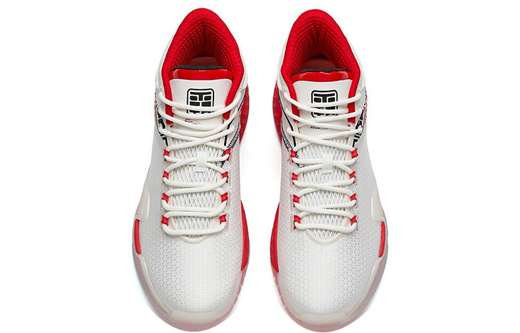 ANTA Badao Basketball Shoes 'White Red' 112141614-5