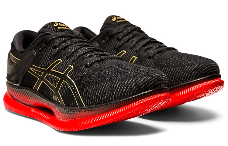 (WMNS) ASICS MetaRide 'Black Classic Red' 1012A130-001