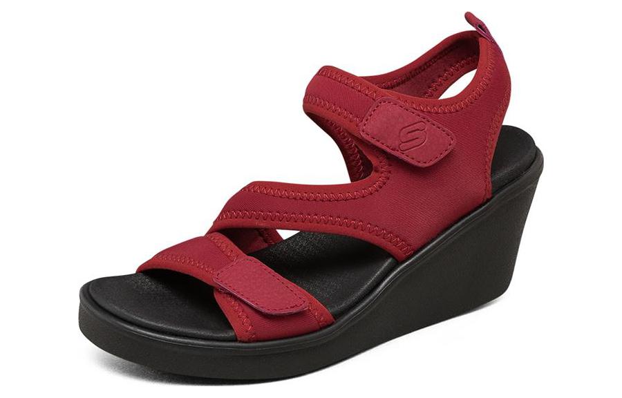 (WMNS) Skechers Meditation Sandals 'Red' 33213-RED