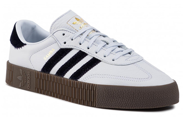 (WMNS) adidas Sambarose 'White Black Brown' EE4686